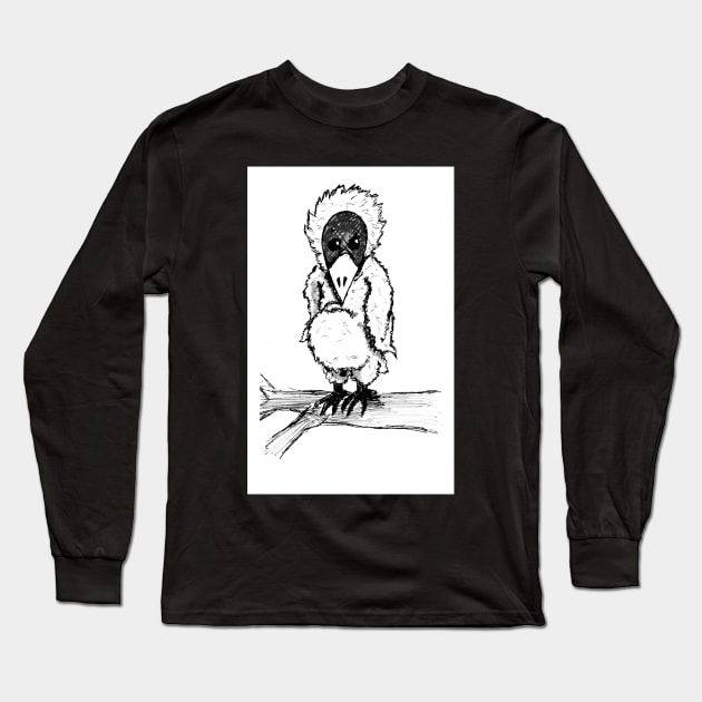 Vulture Chick Long Sleeve T-Shirt by ImpArtbyTorg